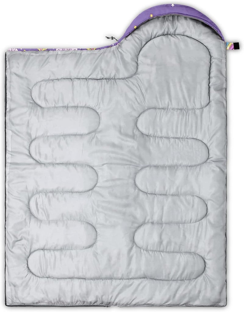 QOOMO Camping Sleeping Bags,3 Season Warm & Cool Weather,Lightweight,Waterproof Sleeping Bags for Adults & Kids,Traveling,and Outdoors,Camping Gear Equipment - Image 5
